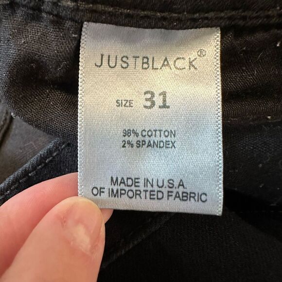 Just Black super skinny basic jeans black super stretch size 31 - Picture 4 of 5